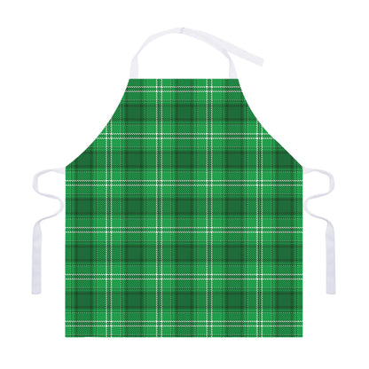 Saint Patrick's Day Tartan Print Adjustable Apron