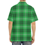 Saint Patrick's Day Tartan Print Aloha Shirt