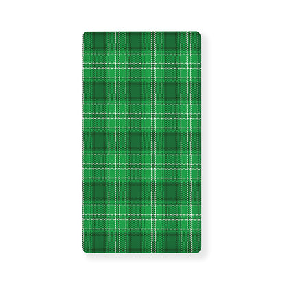 Saint Patrick's Day Tartan Print Baby Crib Sheet