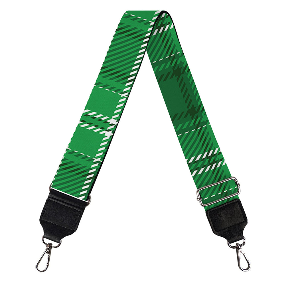 Saint Patrick's Day Tartan Print Bag Strap