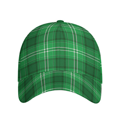 Saint Patrick's Day Tartan Print Baseball Cap