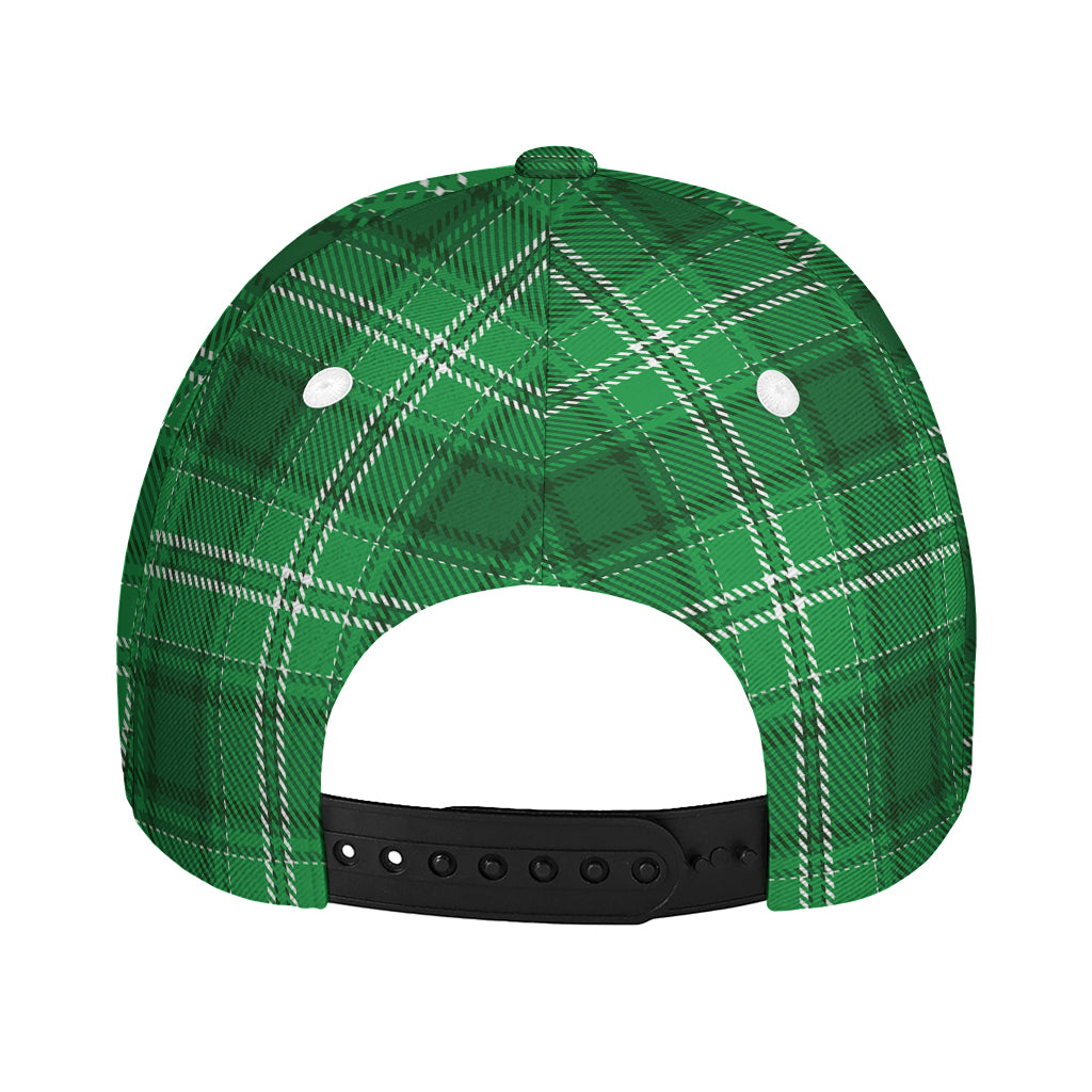 Saint Patrick's Day Tartan Print Baseball Cap