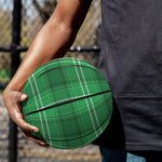 Saint Patrick's Day Tartan Print Basketball