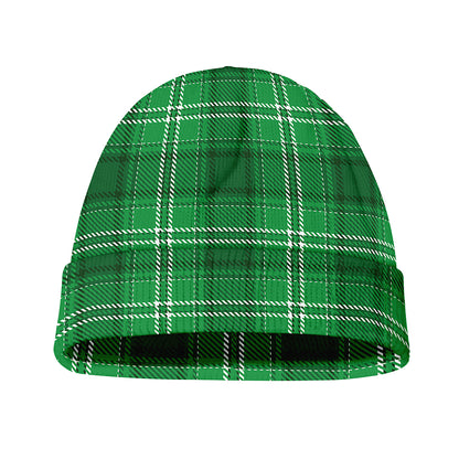Saint Patrick's Day Tartan Print Beanie