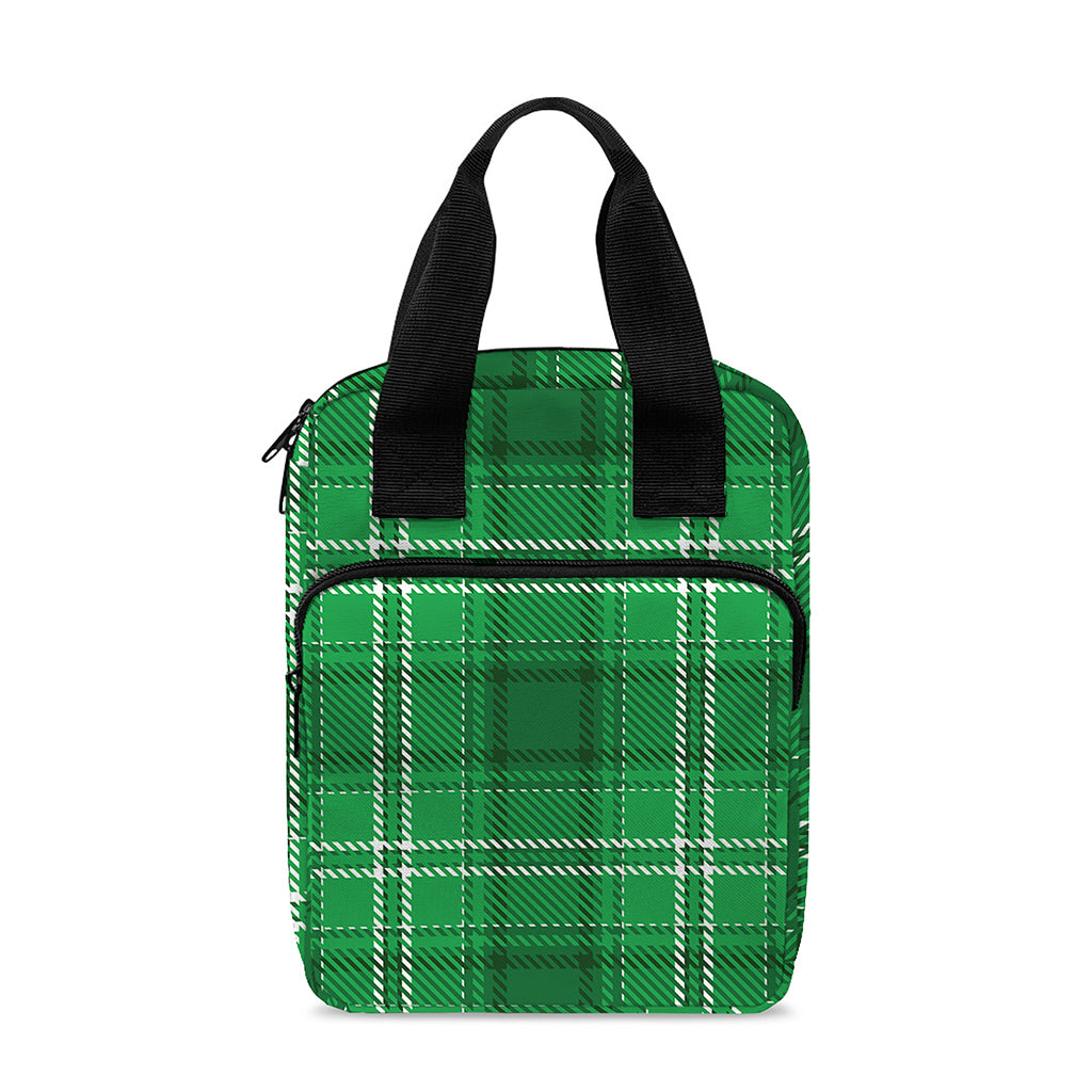 Saint Patrick's Day Tartan Print Bible Tote Bag