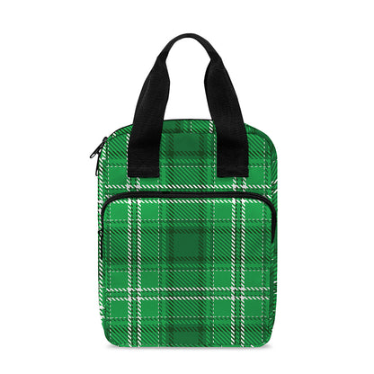 Saint Patrick's Day Tartan Print Bible Tote Bag