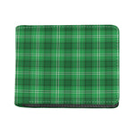 Saint Patrick's Day Tartan Print Bifold Wallet