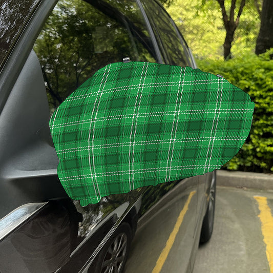 Saint Patrick's Day Tartan Print Car Side Mirror Covers