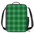 Saint Patrick's Day Tartan Print Crossbody Lunch Bag