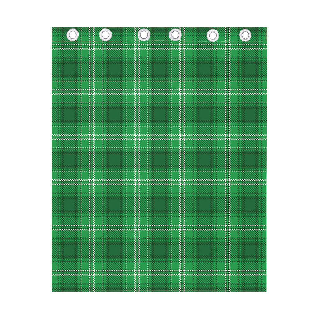 Saint Patrick's Day Tartan Print Curtain