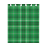 Saint Patrick's Day Tartan Print Curtain