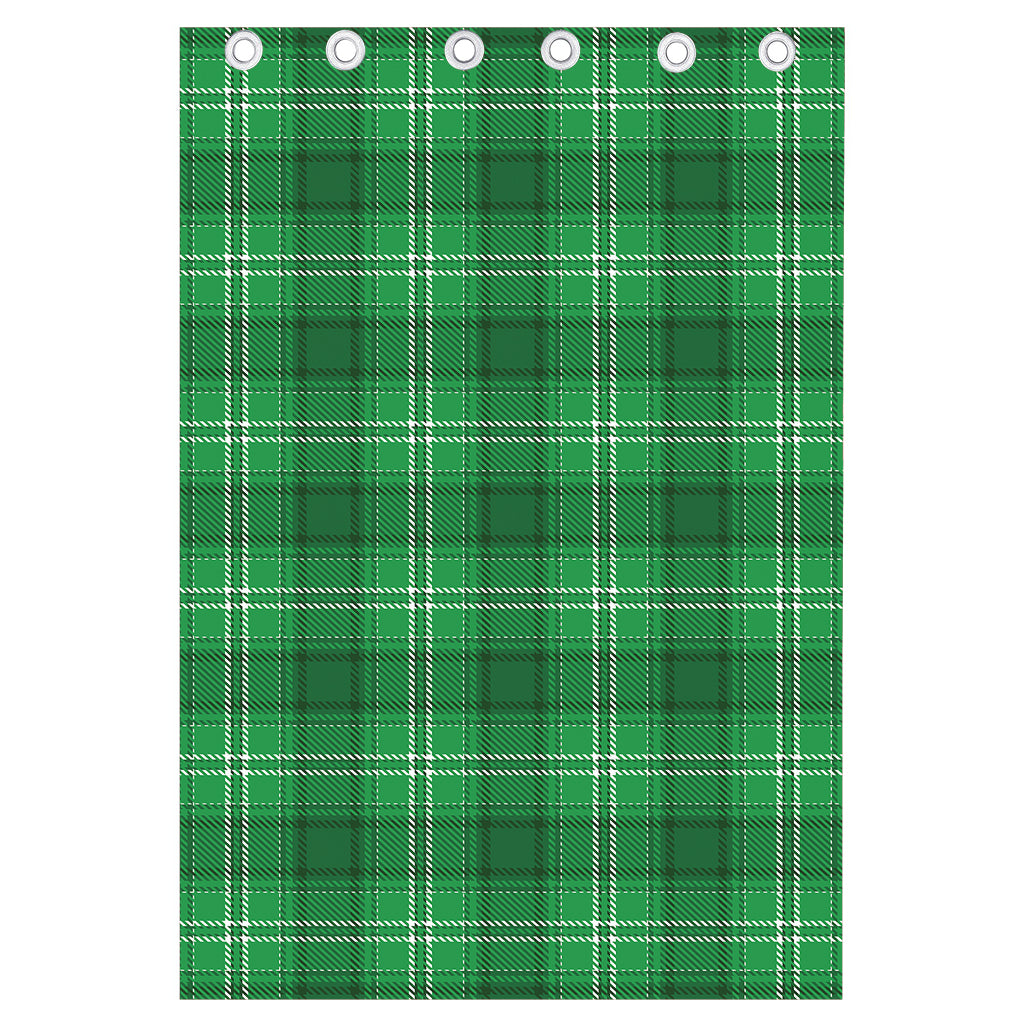 Saint Patrick's Day Tartan Print Curtain