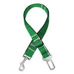Saint Patrick's Day Tartan Print Dog Seat Belt