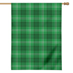 Saint Patrick's Day Tartan Print House Flag