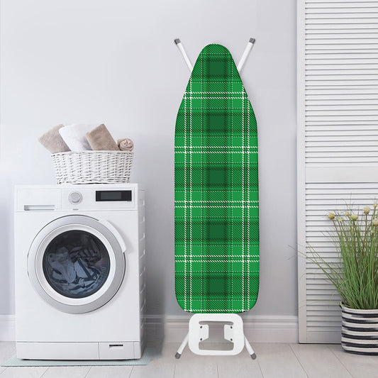 Saint Patrick's Day Tartan Print Ironing Board Cover