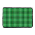 Saint Patrick's Day Tartan Print Kitchen Mat
