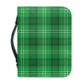 Saint Patrick's Day Tartan Print Leather Bible Cover