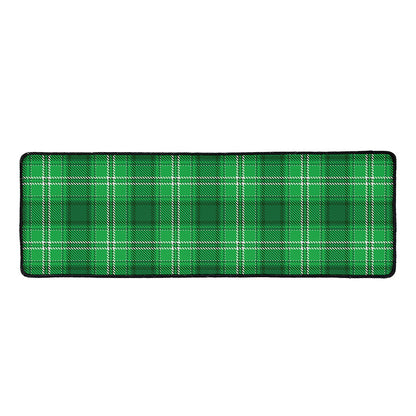 Saint Patrick's Day Tartan Print Long Kitchen Mat