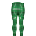 Saint Patrick's Day Tartan Print Men's Leggings