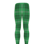 Saint Patrick's Day Tartan Print Men's leggings