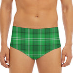 Saint Patrick's Day Tartan Print Men's Triangle Swim Briefs