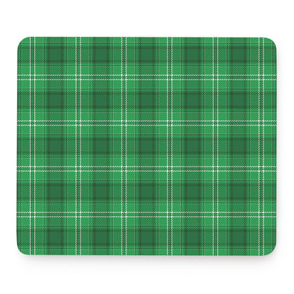 Saint Patrick's Day Tartan Print Mouse Pad