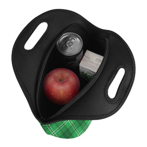 Saint Patrick's Day Tartan Print Neoprene Lunch Bag