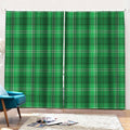 Saint Patrick's Day Tartan Print Pencil Pleat Curtains