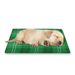 Saint Patrick's Day Tartan Print Pet Cooling Mat Cover