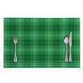 Saint Patrick's Day Tartan Print Placemat