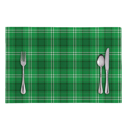 Saint Patrick's Day Tartan Print Placemat