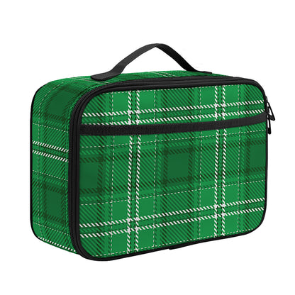 Saint Patrick's Day Tartan Print Portable Lunch Bag