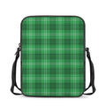 Saint Patrick's Day Tartan Print Rectangular Crossbody Bag