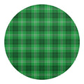 Saint Patrick's Day Tartan Print Round Blanket