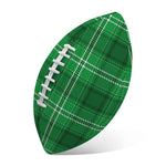 Saint Patrick's Day Tartan Print Rugby Ball