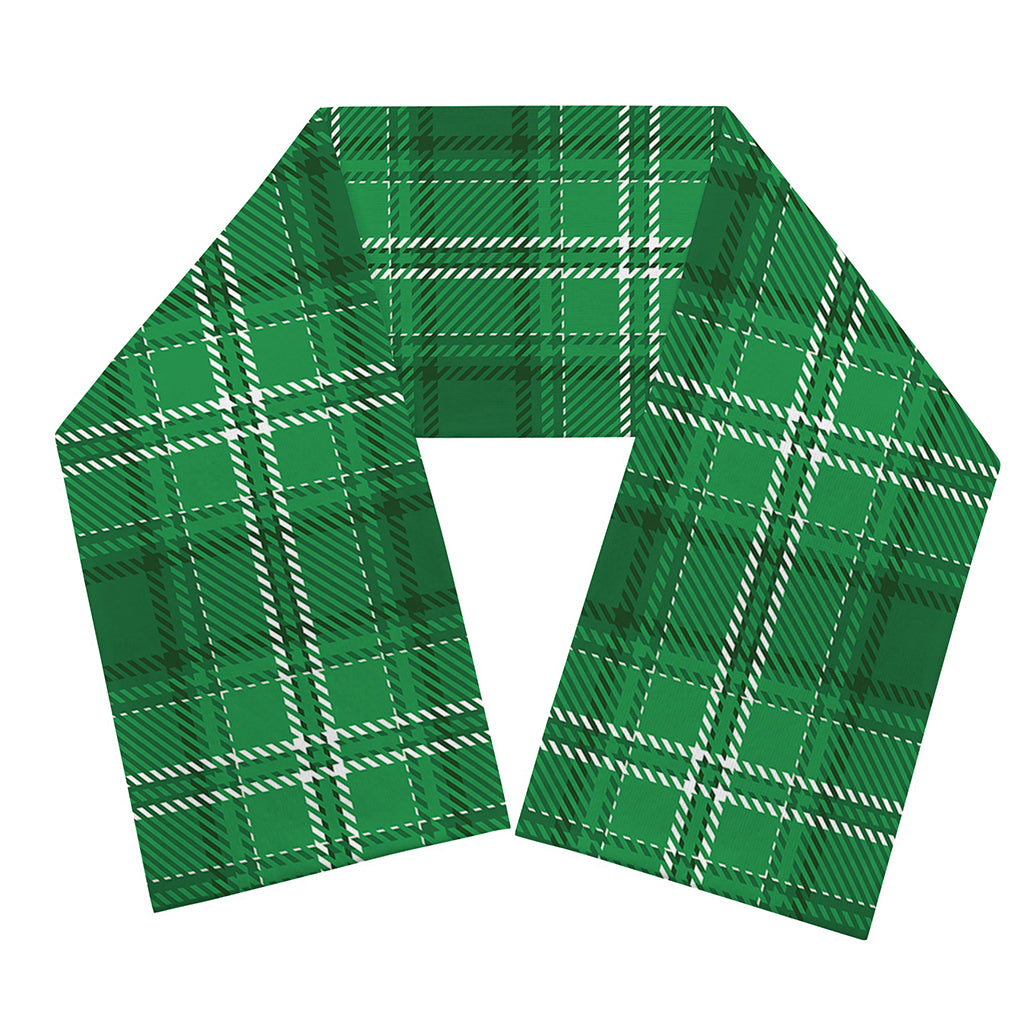Saint Patrick's Day Tartan Print Scarf
