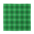 Saint Patrick's Day Tartan Print Silk Bandana