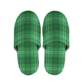 Saint Patrick's Day Tartan Print Slippers