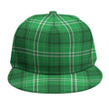 Saint Patrick's Day Tartan Print Snapback Cap