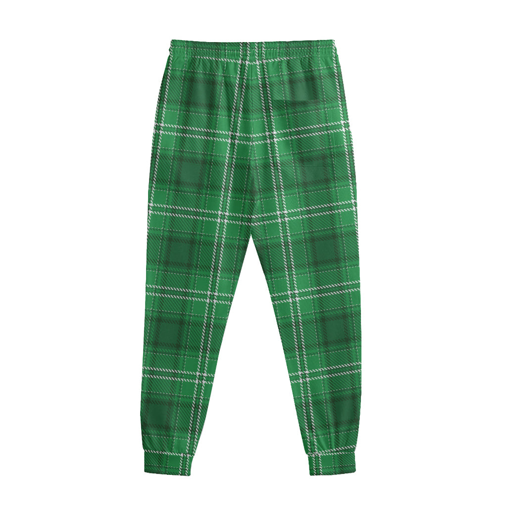 Saint Patrick's Day Tartan Print Sweatpants