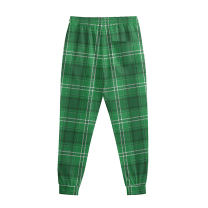 Saint Patrick's Day Tartan Print Sweatpants
