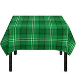 Saint Patrick's Day Tartan Print Tablecloth