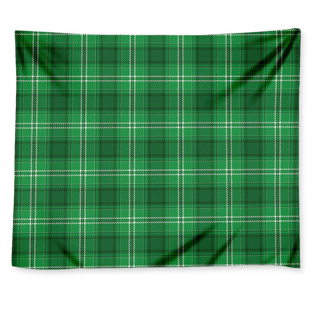Saint Patrick's Day Tartan Print Tapestry