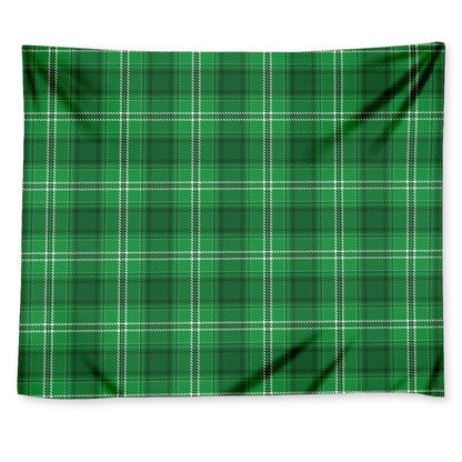 Saint Patrick's Day Tartan Print Tapestry