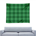 Saint Patrick's Day Tartan Print Tapestry