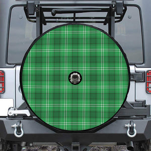 Saint Patrick's Day Tartan Print Tire Cover With Camera Hole