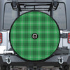 Saint Patrick's Day Tartan Print Tire Cover With Camera Hole