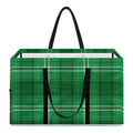 Saint Patrick's Day Tartan Print Utility Tote Bag