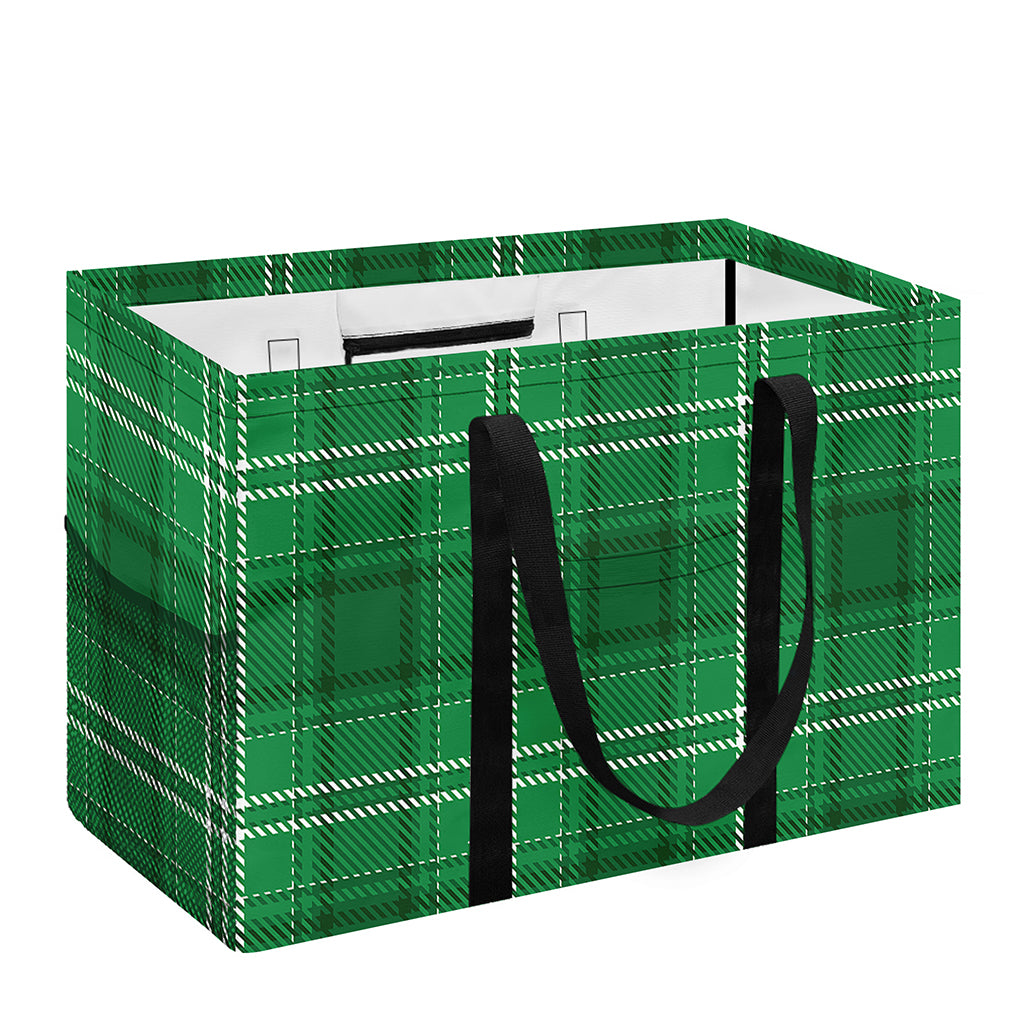 Saint Patrick's Day Tartan Print Utility Tote Bag