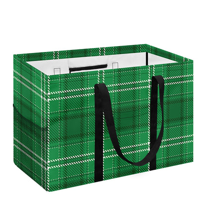 Saint Patrick's Day Tartan Print Utility Tote Bag